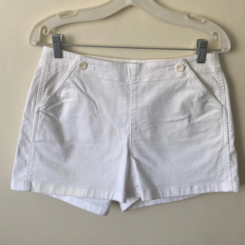 J. Crew white shorts